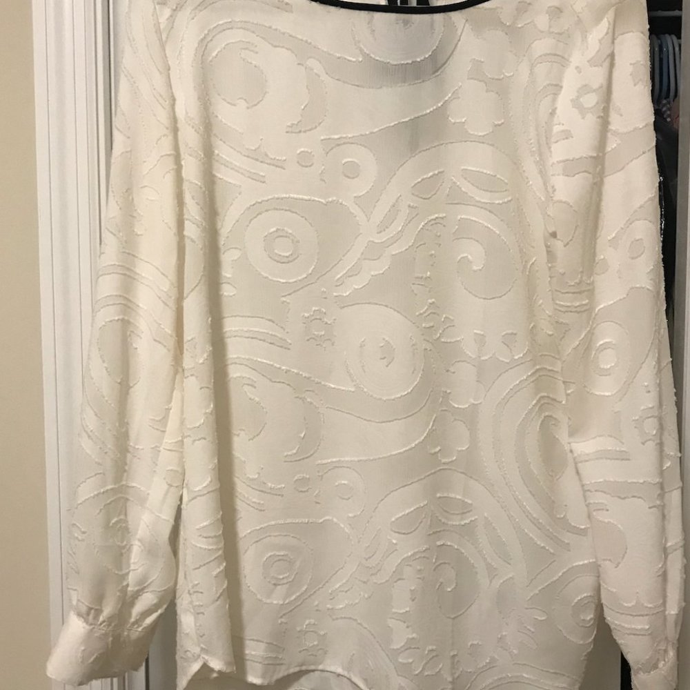 LOFT Outlet White Blouse